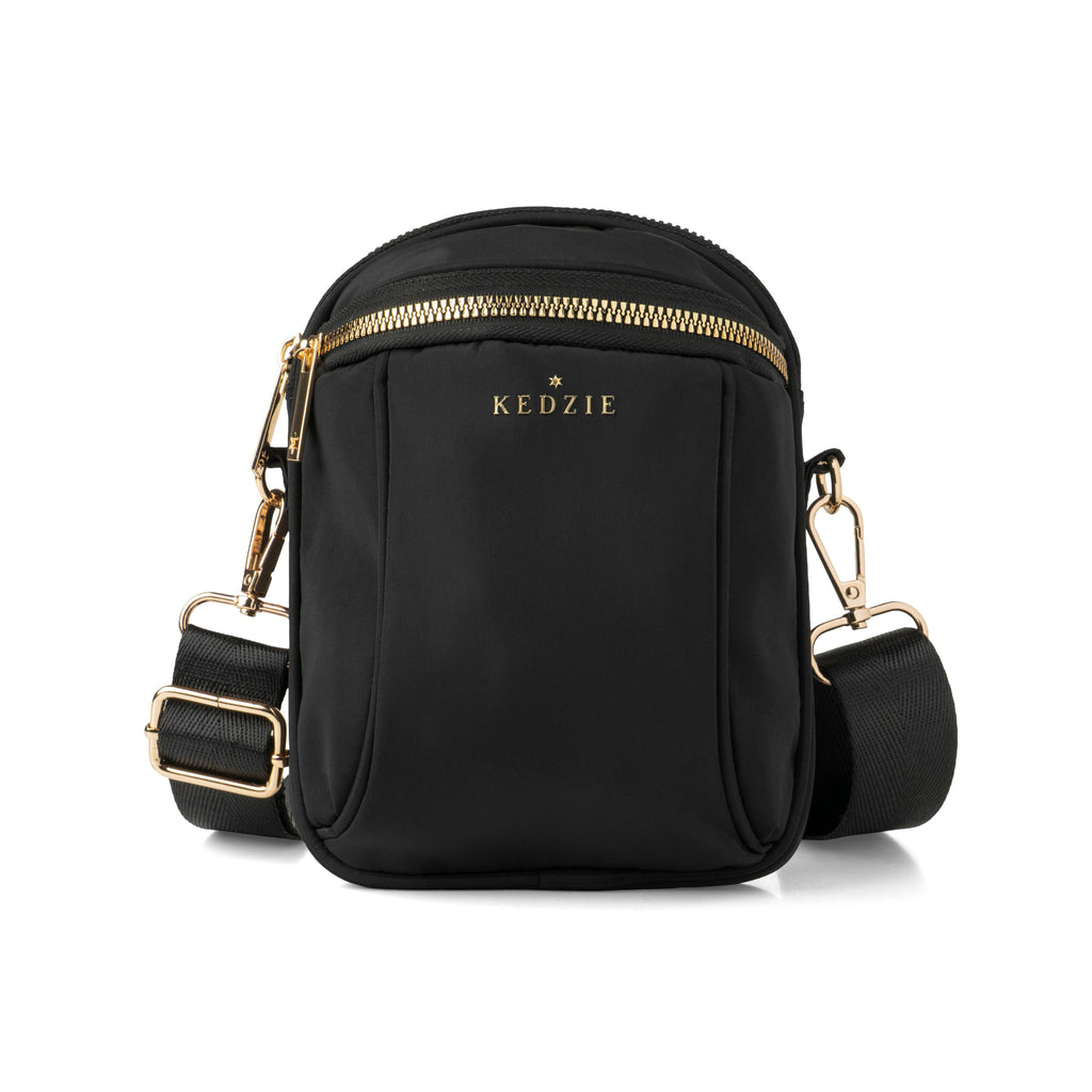 Kedzie Midtown Crossbody Open Stock: Black