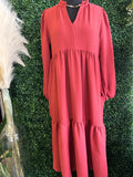 Babydoll Maxi Dress w/ Pockets