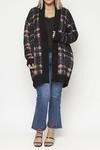 Open Front Thick Knit Cardi
