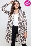 Open Front Leopard Cardi