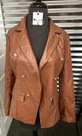 Double Breasted Blazer w/ Gold Buttons