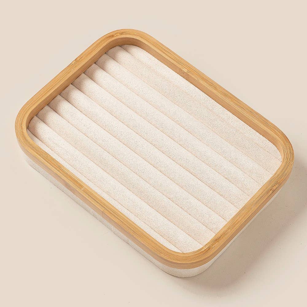 Bracelet Ring Wooden Jewelry Display Box: WOOD