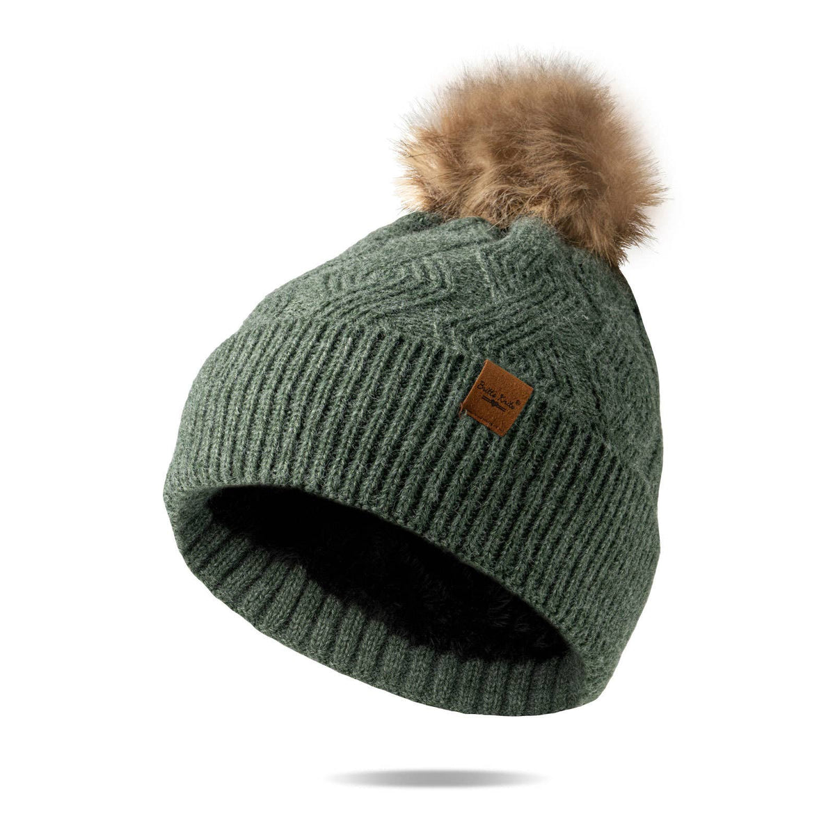 Britt's Knits Mainstay Pom Hat Open Stock: Oat