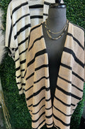 Striped Knit Kimono
