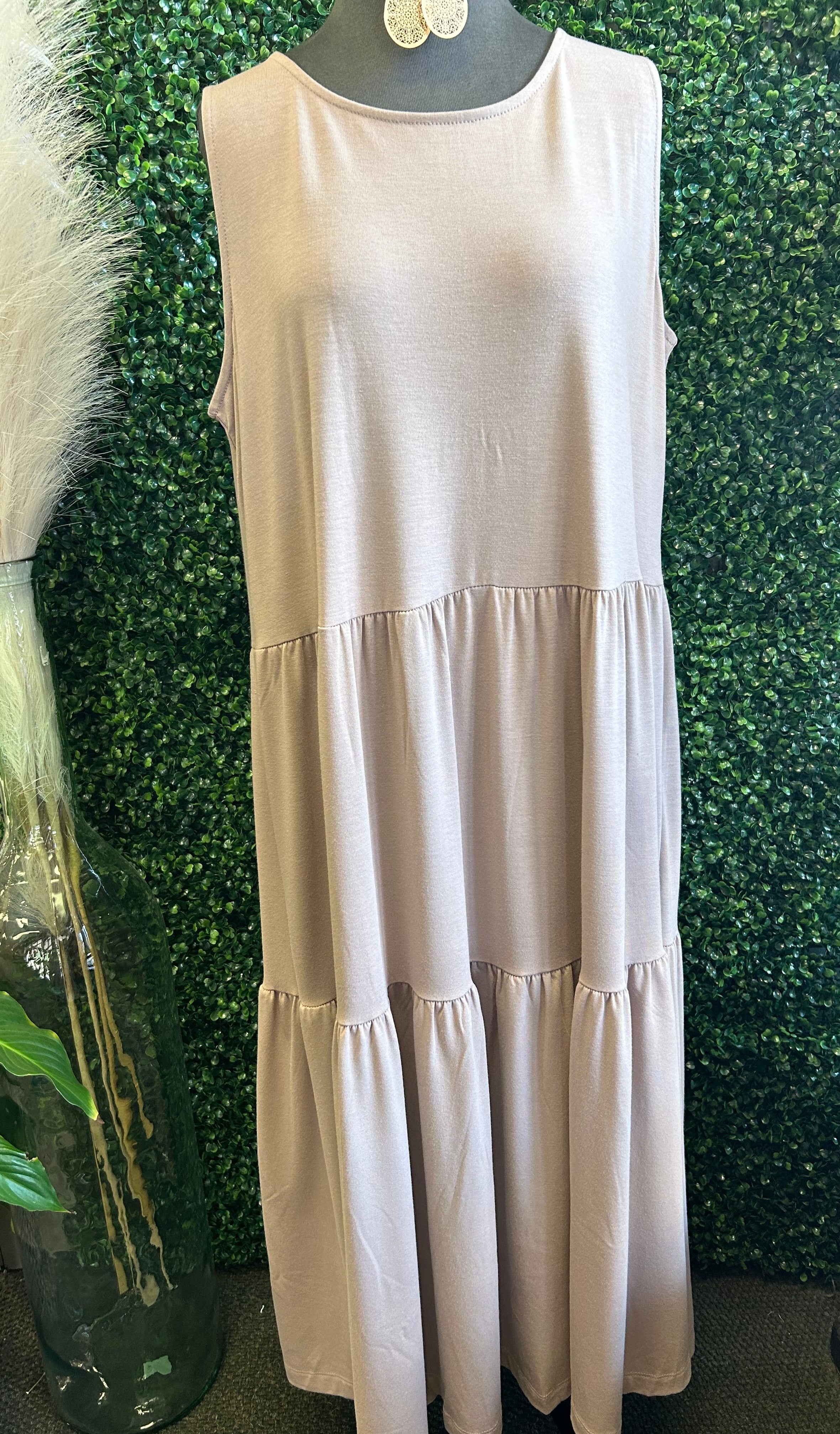 Tank T-shirt Maxi Dress