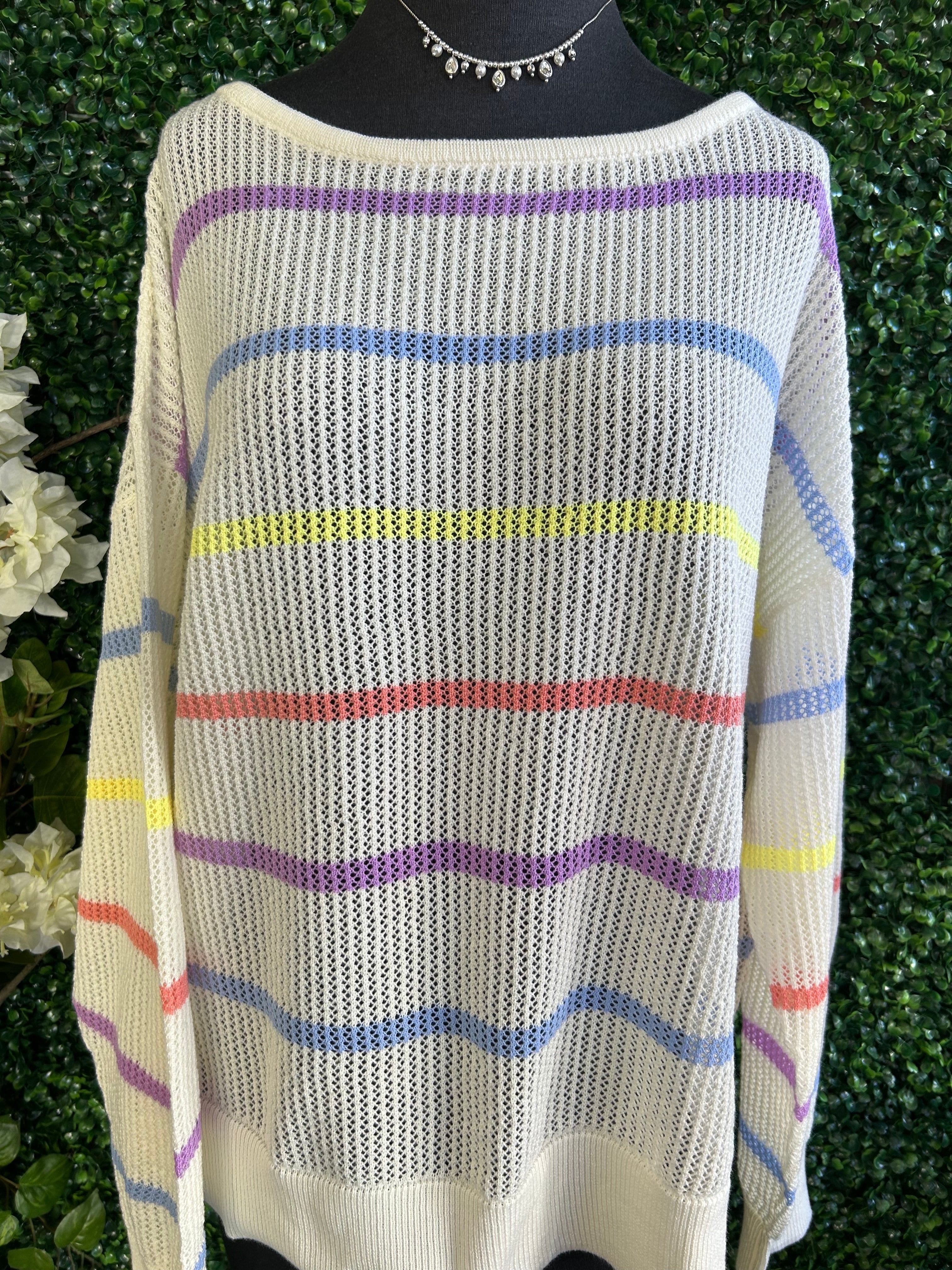 Pastel Striped Sweater