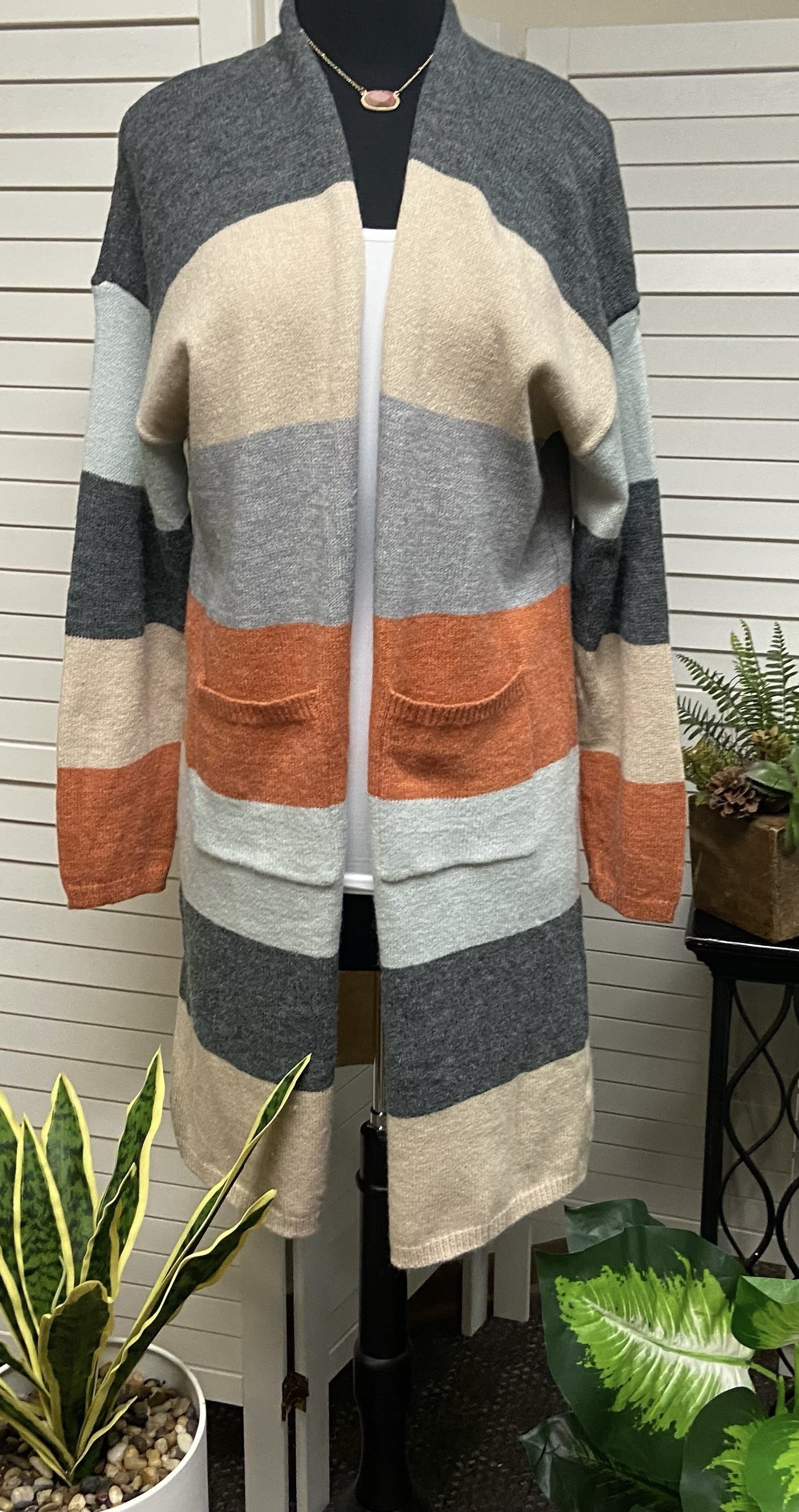 Colorblock Cardi