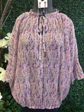 Floral Half Sleeve Top