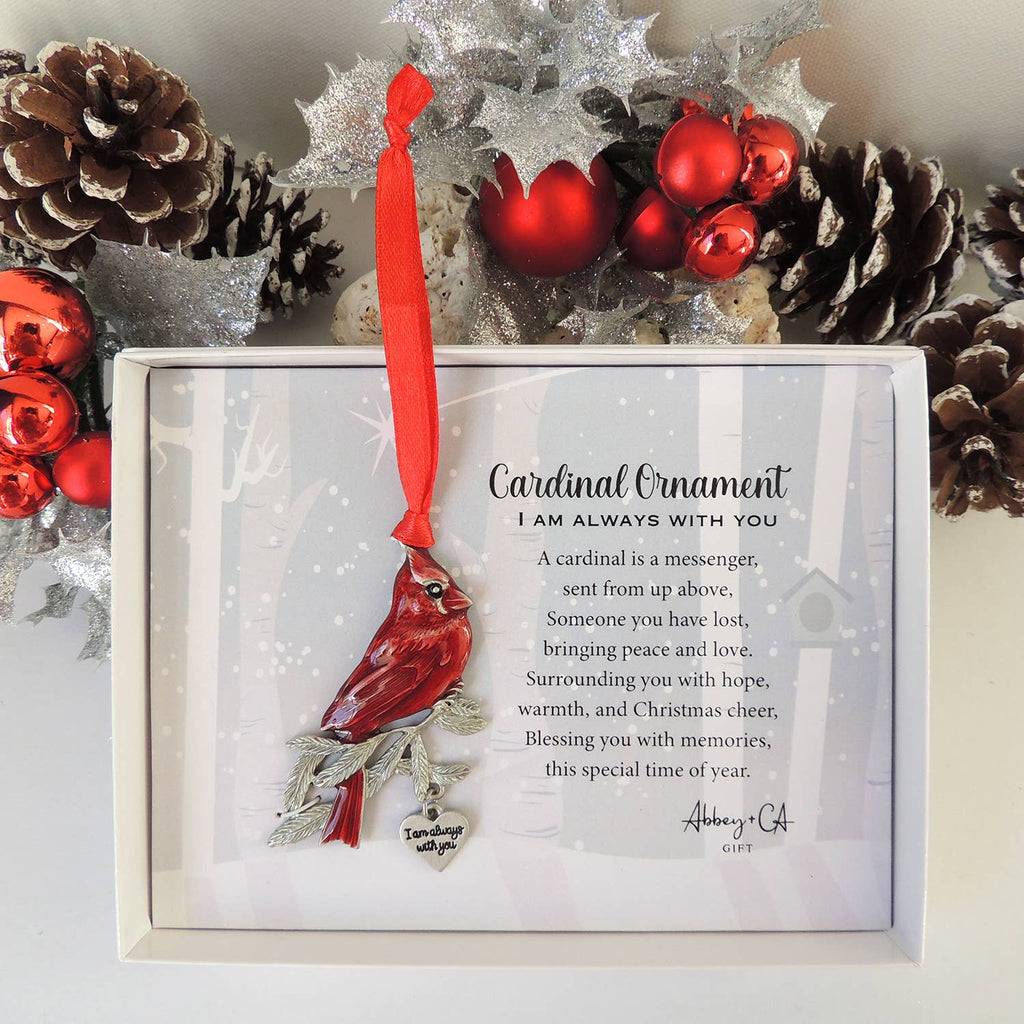 I Am Always With You Cardinal Ornament