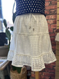 Elastic Waist Tennis Skirt