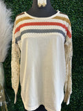 Crochet Lace Mixed Top