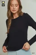 Soft Crewneck Layering Top