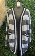 Colorblock Stripe Detailed Knit Sweater