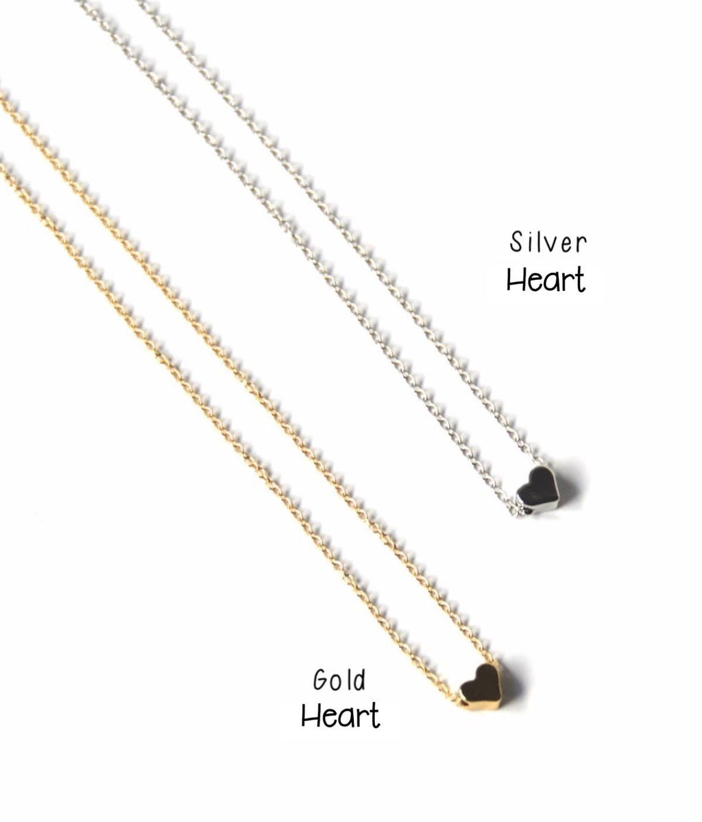 Best Friend Necklace Heart Necklace & Card