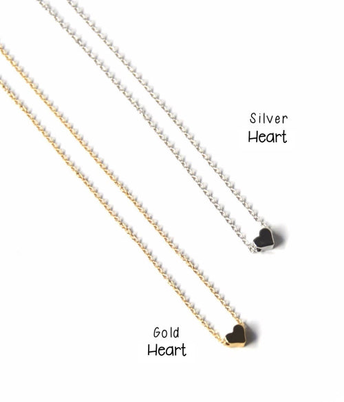 Best Friend Necklace Heart Necklace & Card
