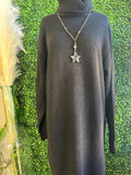 Turtleneck Sweater Dress