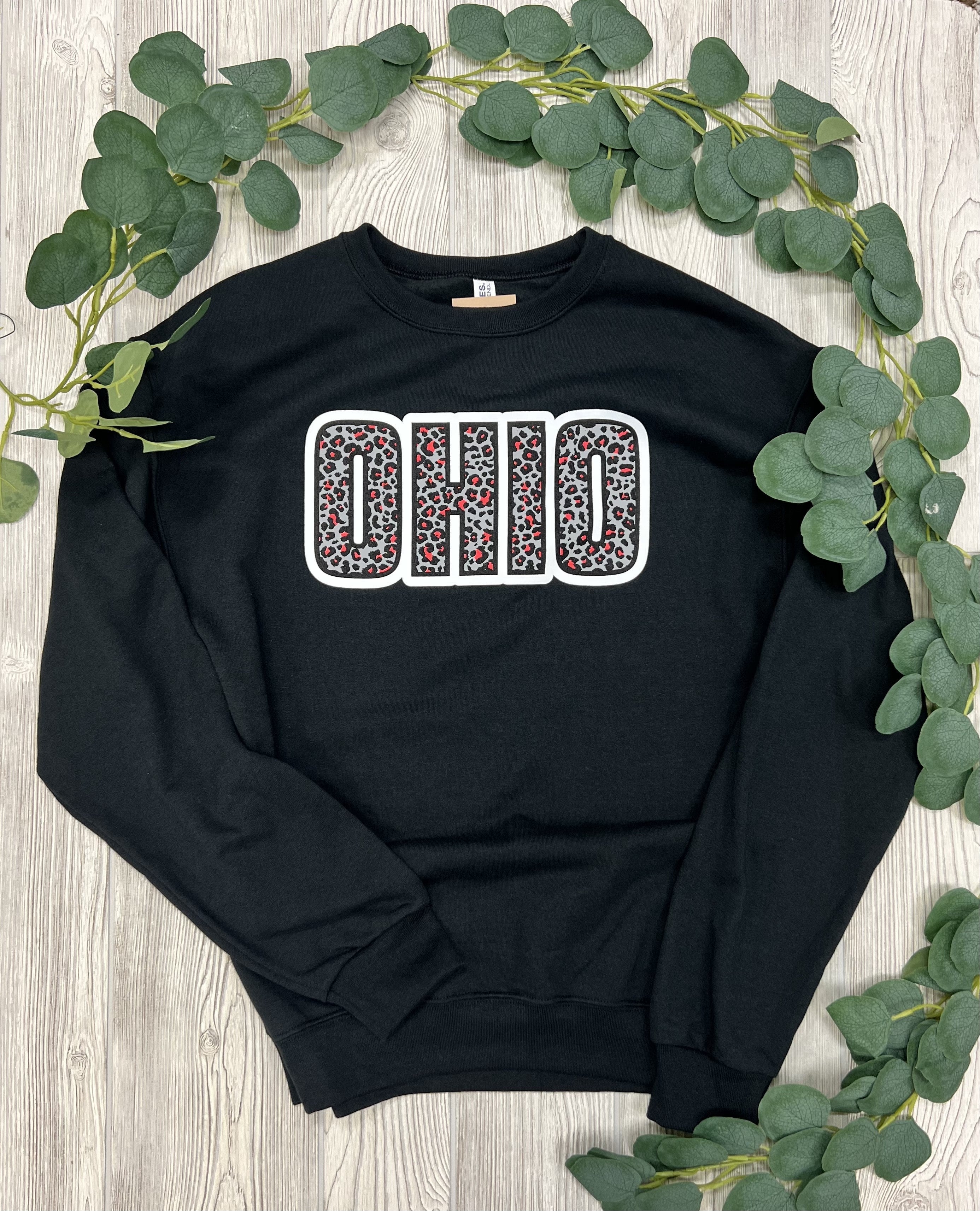 Leopard Ohio Crewneck