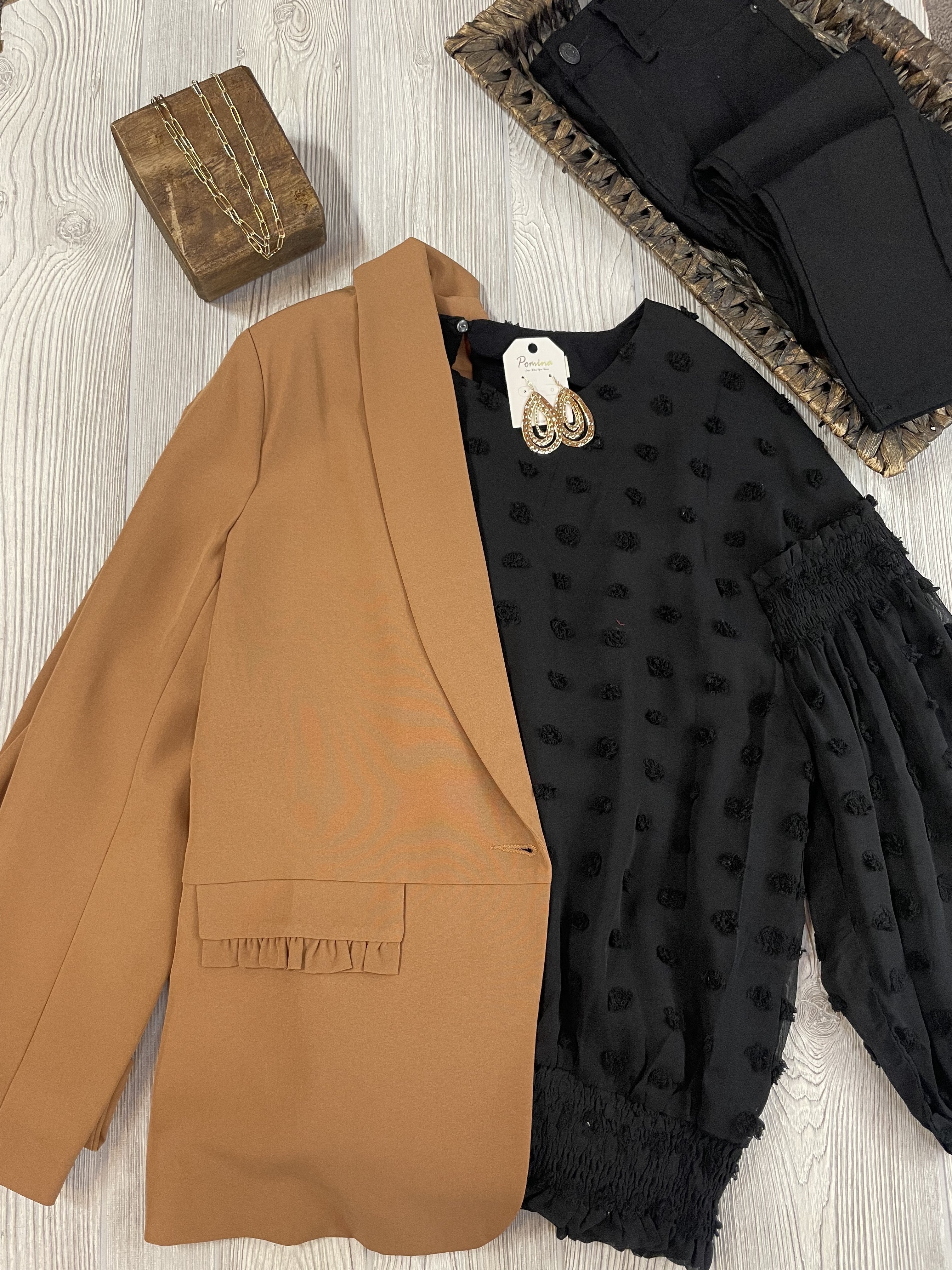Lapel Collar Blazer