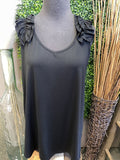 Ruffled Solid Tank Top
