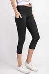 Capri Length Yoga Pants with Pockets