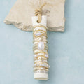 Pearl And Signet Stackable Ring Set: GDCRM