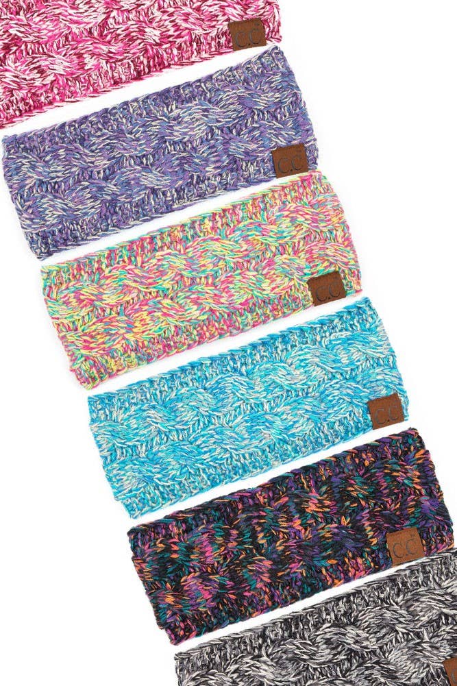 C.C Four Tone Multi Color Headband: 11