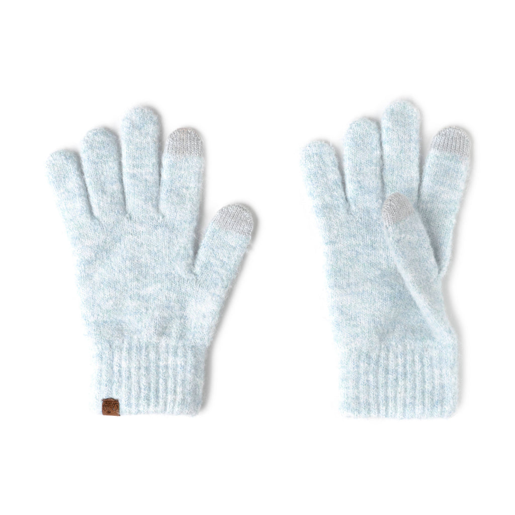 Britt's Knits Powder Knit Ultra Soft Gloves Open Stock: Black