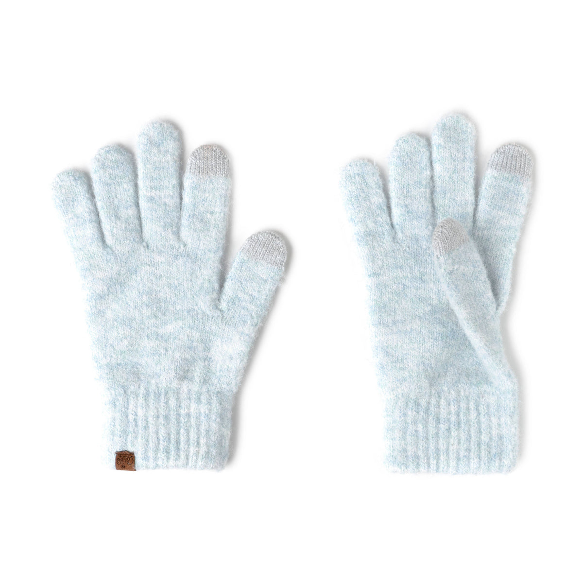 Britt's Knits Powder Knit Ultra Soft Gloves Open Stock: Black