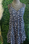 Floral Spaghetti Strap Dress