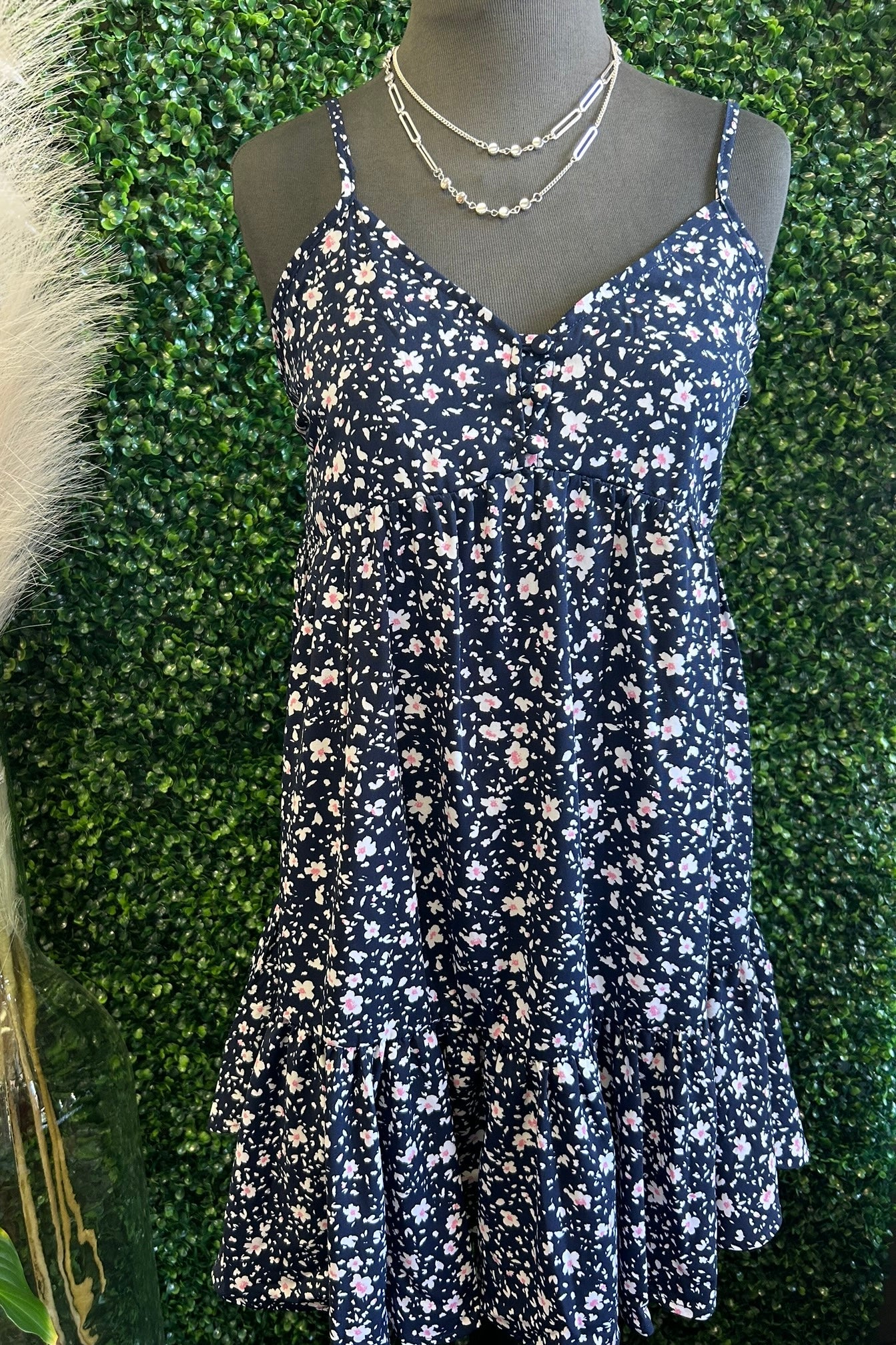 Floral Spaghetti Strap Dress