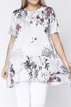 grey floral tunic