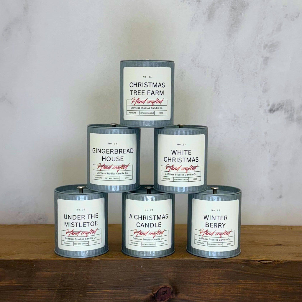 Christmas Sample Pack 1 Tin Candles - Wholesale Candles : Cream Label