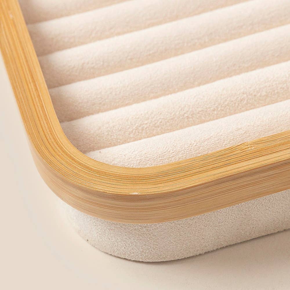 Bracelet Ring Wooden Jewelry Display Box: WOOD