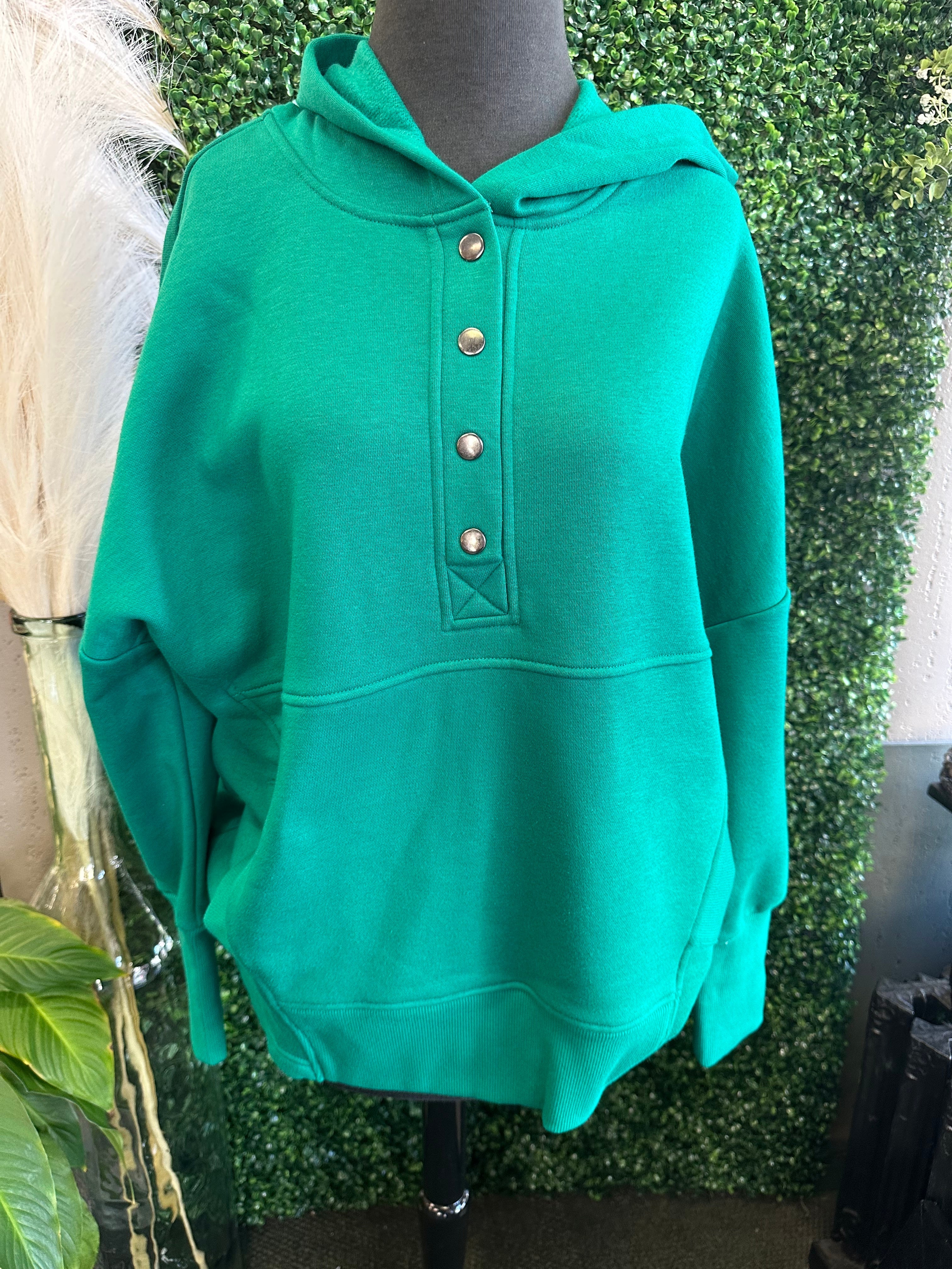 Snapped Hoodie Pullover