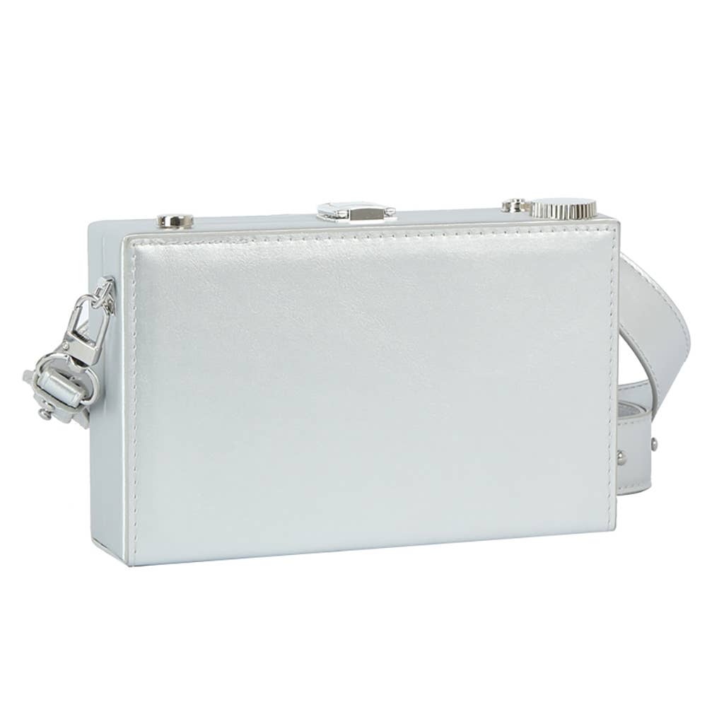 Camera Shaped Crossbody Bag: BKSL