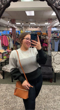 Grey Confetti Top