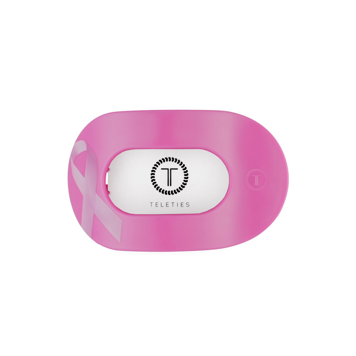Breast Cancer Awareness | Medium | Flat Round Hair Clip