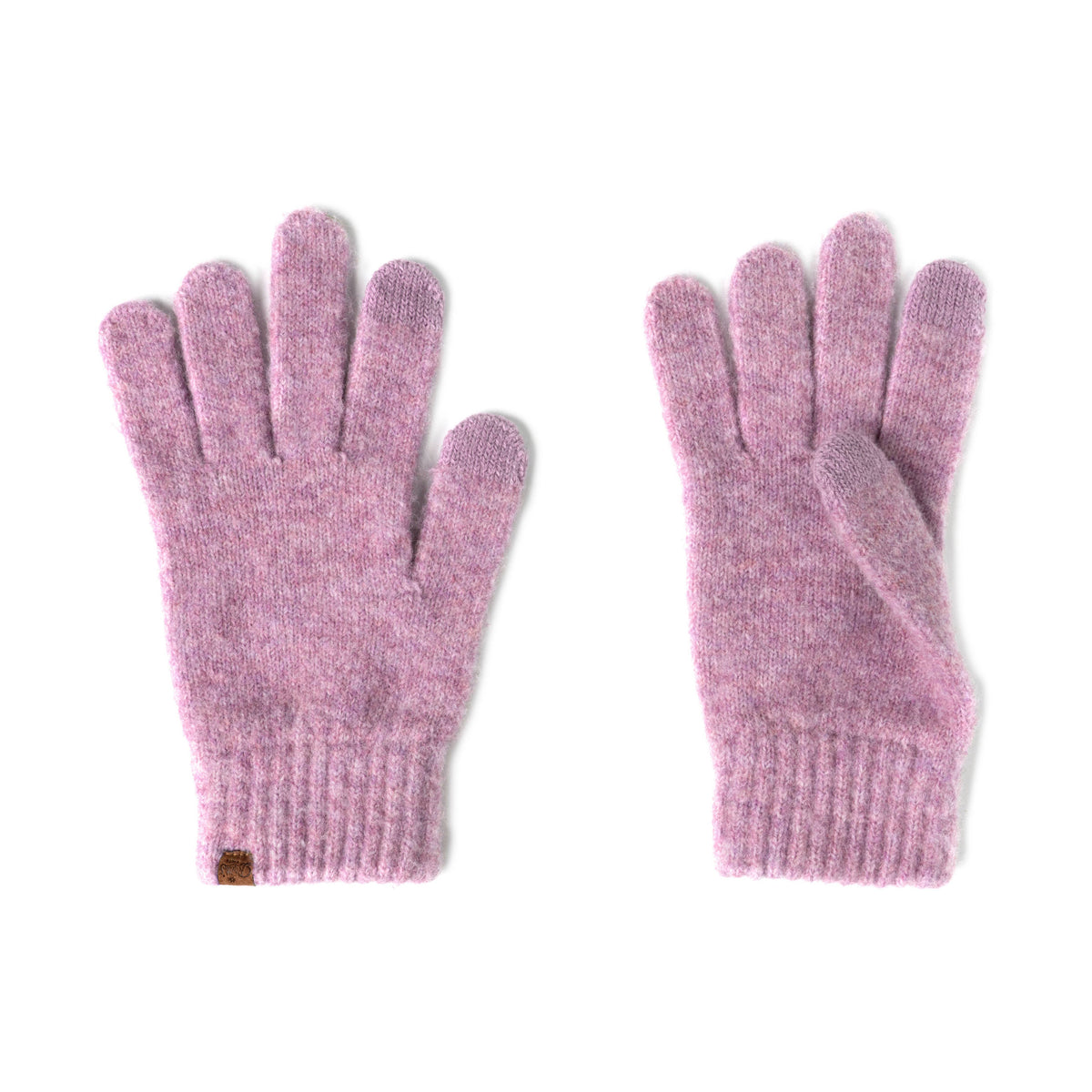 Britt's Knits Powder Knit Ultra Soft Gloves Open Stock: Black