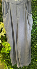 Linen/Rayon Barrel Pants