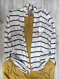Long Sleeve Striped Cardi