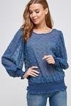 Dotted top with waistband