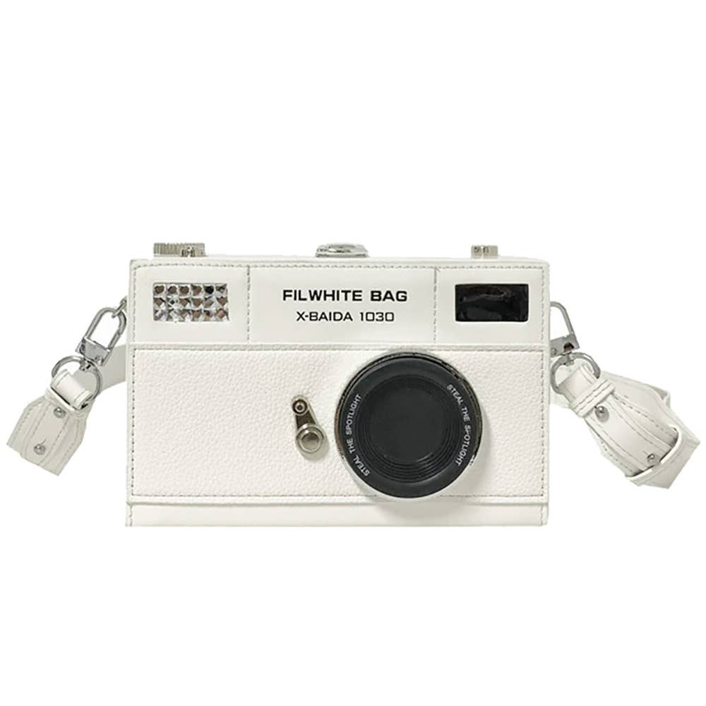 Camera Shaped Crossbody Bag: BKSL