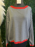 Striped Crew Neck Sweater