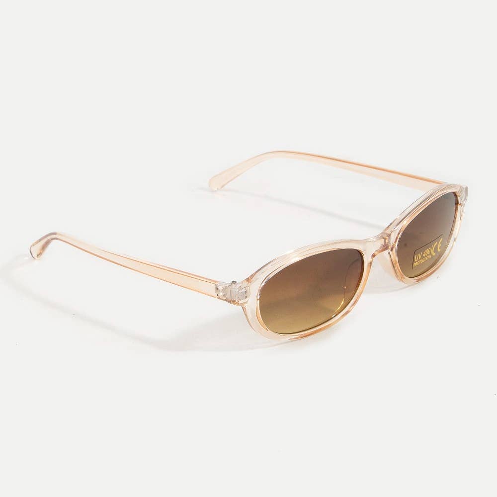 Oval Lens Tortoise Frame Sunglasses Set: ASSORTED
