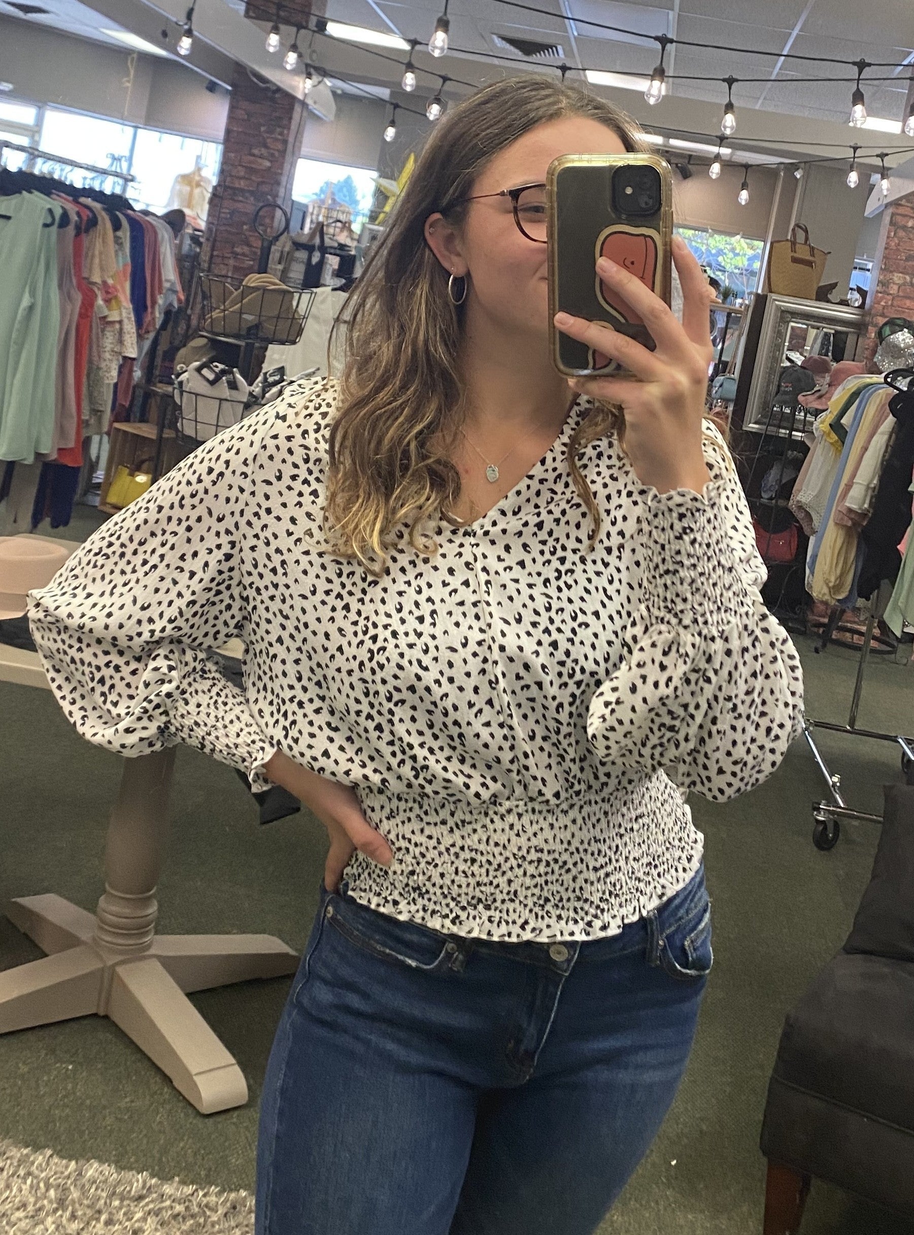 White Spotted Top