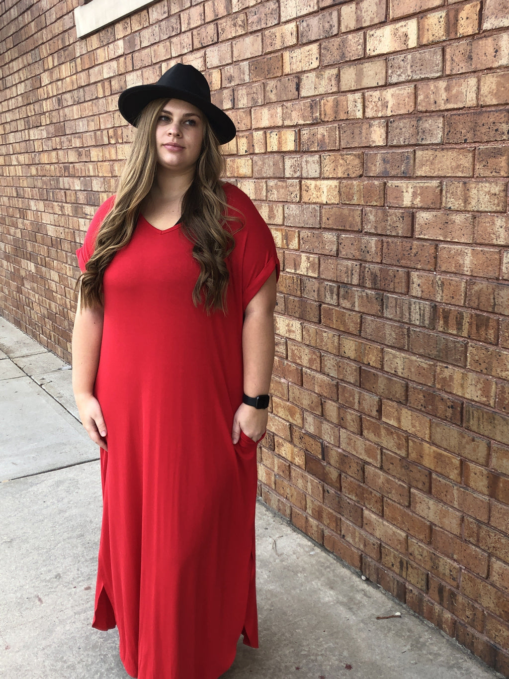 Basic Knit Maxi Dress