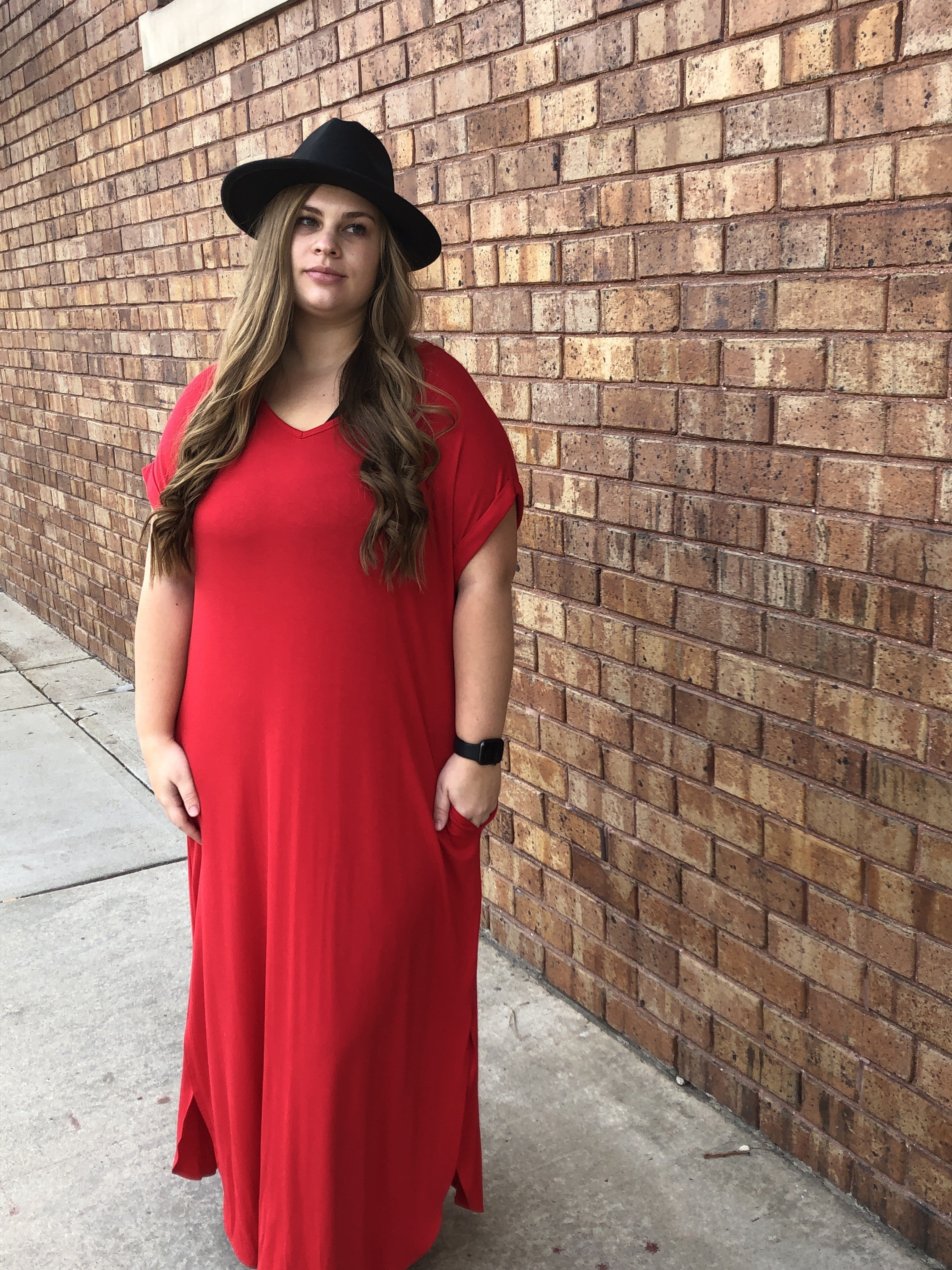 Basic Knit Maxi Dress