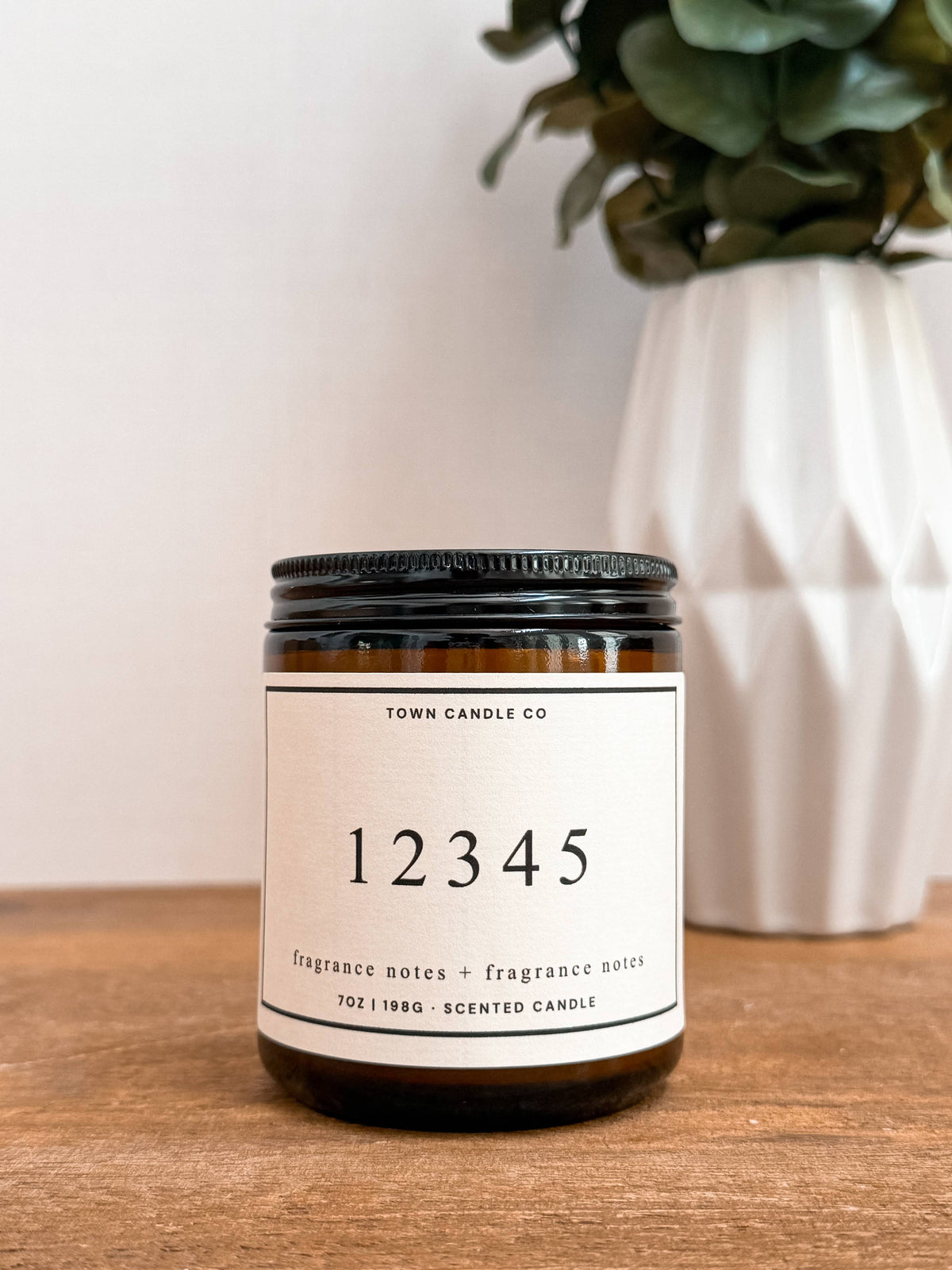 Custom Postal Code Candle: Apple + Cinnamon