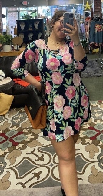 Floral Criss-Cross Dress