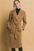 Camel Duster Coat w/ Belt